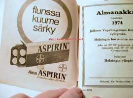 Almanakka 1974