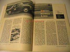 Tekniikan Maailma 1965 nr 20, koeajossa Honda S 600, koelento lentotaksi Sud Aviation GY 80 Horizon