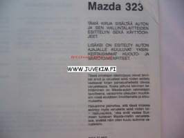 Mazda 323 -omistajan käsikirja / käyttöohjekirja