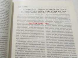 Itsenäinen Suomi 1945 nr 7-9, poliittisesta asemastamme, ulkomaankauppamme näköaloja, uusi eduskunta, Saksan talvi, retki atomimaailmaan (atomipommiasiaa) nyky