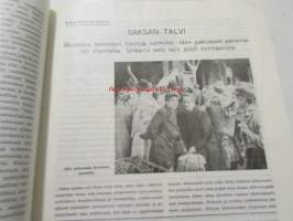 Itsenäinen Suomi 1945 nr 7-9, poliittisesta asemastamme, ulkomaankauppamme näköaloja, uusi eduskunta, Saksan talvi, retki atomimaailmaan (atomipommiasiaa) nyky