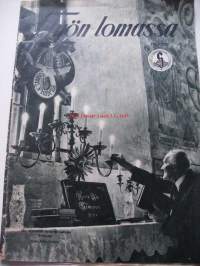 Työn lomassa 1955 nr 6 - osaatko valita ja käyttää muoviesineitä, porsaasta joulukinkku, entisajan Joulu