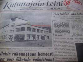 Kuluttajan lehti 1956 nr 33 - pelkäätkö ukkosta, Ol Kelo Lohja, Punkaharju,