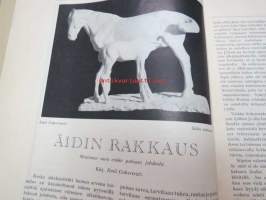 Aamu 1928 nr 5, sis. mm. seur. artikkelit; Äidin rakkaus - kirjoittanut Emil Cedercreutz, Kuningasvierailut Helsingissä - Tanska ja Norja, Keisarinna Marian eräs