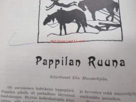 Aamu 1928 nr 5, sis. mm. seur. artikkelit; Äidin rakkaus - kirjoittanut Emil Cedercreutz, Kuningasvierailut Helsingissä - Tanska ja Norja, Keisarinna Marian eräs