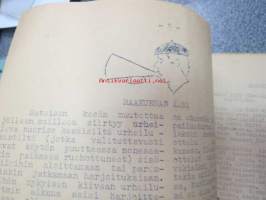 Suomen Painonnostoliiton kiertokirjelehti 1957 nr 5 (marraskuu)