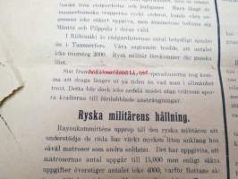 Extra Bilaga till Östra Nyland 5.2.1918 De senaste händelserna - Ställningen inne i landet - Ryska militarens hållning - Röda Gardet i Kotka hotar ym.