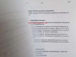 Harjalakaisukone UXK autoon Kommobil UX 100 - Rakenne Käyttöohje Huoltoohje-