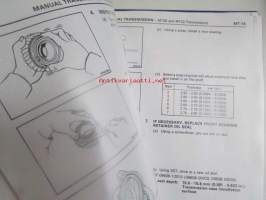 Toyota M150, M152 Transmission Repair Manual, oct. 1985 - katso tarkemmat mallitiedot kuvista