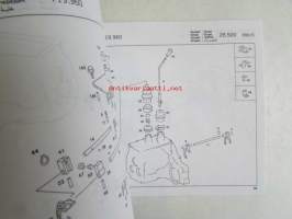 Mercedes-Benz Unimog U 90 Chassis Modell 408 Service, Rungon varaosakuvasto