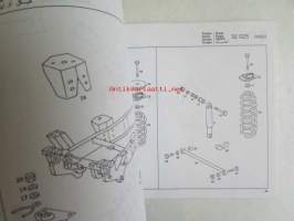 Mercedes-Benz Unimog U 90 Chassis Modell 408 Service, Rungon varaosakuvasto