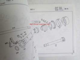 Daimler-Benz Unimog U 1100/ U 1100 L Typ 416 Catalog (BK148)- varaosakirja