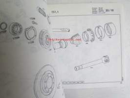 Daimler-Benz Unimog U 1100/ U 1100 L Typ 416 Catalog (BK148)- varaosakirja