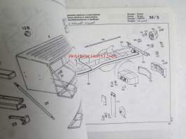 Daimler-Benz Unimog U 1100/ U 1100 L Typ 416 Catalog (BK148)- varaosakirja