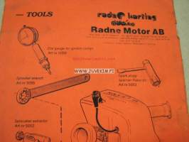 Raket 85 -mikroautomoottorin käyttöohjekirja ruotsiksi