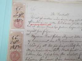 Vikaraisten tila, Härjanvatsan kylä, Karjalohja -asiakirjoja koskien tilaa ja taloa alkaen 1800-luvun alusta 1900-luvun alkupuolella, moninaisia asiioita