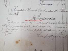 Vikaraisten tila, Härjanvatsan kylä, Karjalohja -asiakirjoja koskien tilaa ja taloa alkaen 1800-luvun alusta 1900-luvun alkupuolella, moninaisia asiioita