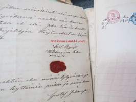 Vikaraisten tila, Härjanvatsan kylä, Karjalohja -asiakirjoja koskien tilaa ja taloa alkaen 1800-luvun alusta 1900-luvun alkupuolella, moninaisia asiioita