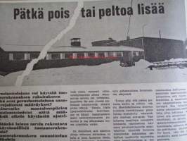 Koneviesti 1972 nr 5 -mm. Lannanpoisto puristimella, Pätkä pois ja peltoa lisää, Rivilannoitus perunaviljelyssä, Rehurobotti, Onko kyntö välttämätöntä?,