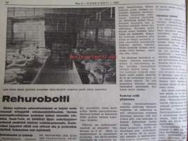 Koneviesti 1972 nr 5 -mm. Lannanpoisto puristimella, Pätkä pois ja peltoa lisää, Rivilannoitus perunaviljelyssä, Rehurobotti, Onko kyntö välttämätöntä?,