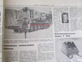 Koneviesti 1972 nr 5 -mm. Lannanpoisto puristimella, Pätkä pois ja peltoa lisää, Rivilannoitus perunaviljelyssä, Rehurobotti, Onko kyntö välttämätöntä?,
