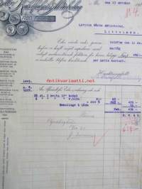 Åbo Kakelfabriks Aktiebolag, Åbo 13. oktober 1921. -asiakirja