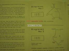 Statsjärnvägarna Ringresor 1940 -esite