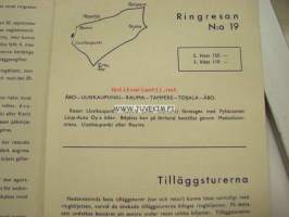 Statsjärnvägarna Ringresor 1940 -esite