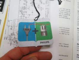 Philips 50 IC 326 matkaradio -käyttöohjeet ja piirikaavio