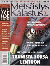 Metsästys ja Kalastus 9 /2000. LIITE: SUURI ASENUMERO. Mihin riittää 12/89 Magnum.  Suomessa myytävät metsästyshaulikot. -kiväärit ja yhdistelmäaseet.