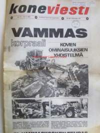 Koneviesti 1972 nr 11 -mm. Pohjoismaista maatalous- ja metsäkoneteollisuutta III Tanska, Heinän  koeteanapaalaus, Maataloude rakkennus- ja sähköasioita