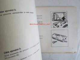 Simca 1100, 1100S - Omistajan käsikirja