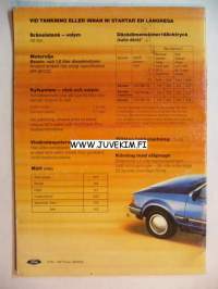 Ford Orion -förarens handbook