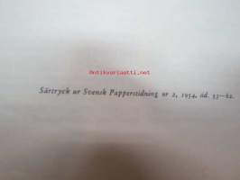 Kortfattad historik över Tervakoski Pappersbruk - Särtryck ur Svensk Papperstidning nr 2, 1954 -Tervakosken Paperitehtaan lyhyt historiikki, eripainos