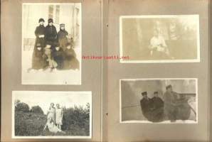 Elämää 1920-luvulla  9 valokuvaa  albumin sivuilla - valokuva