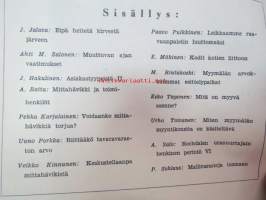 Työtoveri 1953 nro 2, Osuuskauppain toimihenkilöiden ammattilehti; Asiakastyypeistä osa II, Mittahävikki ja toimihenkilöt, Leikkaamme raavaanpaistin