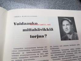 Työtoveri 1953 nro 2, Osuuskauppain toimihenkilöiden ammattilehti; Asiakastyypeistä osa II, Mittahävikki ja toimihenkilöt, Leikkaamme raavaanpaistin