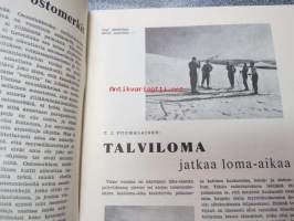 Työtoveri 1953 nro 1, Osuuskauppain toimihenkilöiden ammattilehti; Talviloma jatkaa loma-aikaa, Liikennelaskenta apuna myymälämainonnan suunnittelussa,