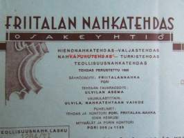 Friitalan nahkatehdas osakeyhtiö, Ulvilassa huhtikuun 20. -asiakirja