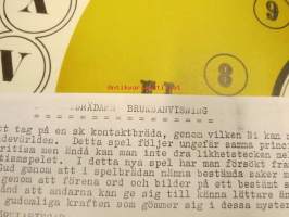 Spiritismi, pelilauta ja yhteyslauta (ouija -lauta)   Alunperin 1970-luvulla Pekka Siitoin / Turun Hengentieteen Seura / Veronica (Föreningen Veronica) julkaisema