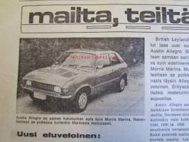 Koneviesti 1974 nr 17 -mm. Tuleeko maissi Suomeen, Kyntömestarit 1974, Maatalouskoneasentajia koulutetaan, Metsätraktorit 1974, Tuloksia kokopuuhaketuksista,
