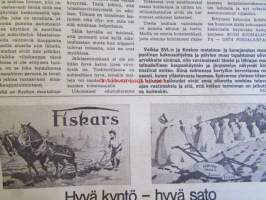 Koneviesti 1974 nr 14 -mm. Puimurisuunnittelijan puheenvuoro, Lakoviljan puinti, Kuivurin kunnostus, Maatalouskaupan puheenvuoro, Tuorerehu muovisäkkiin,