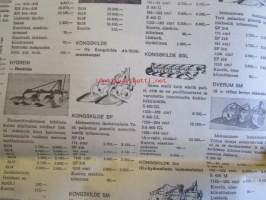 Koneviesti 1974 nr 14 -mm. Puimurisuunnittelijan puheenvuoro, Lakoviljan puinti, Kuivurin kunnostus, Maatalouskaupan puheenvuoro, Tuorerehu muovisäkkiin,