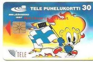 Leijona M-jääkiekko 1997   D108 - puhelinkortti