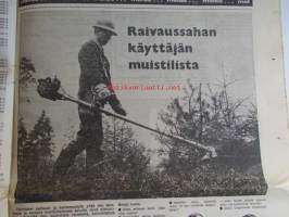 Koneviesti 1974 nr 8 -mm. Kannattavin tuotantovaihtoehto?, Tärkkelysperunaa, Mitä saa romiksesta, Varmuutta valvontaan, Hämeen ensimmäinen konepankki,