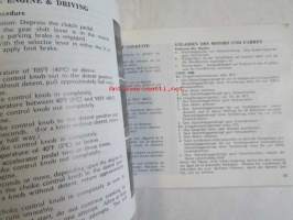 Honda Civic 1200/1500 Owner´s manual