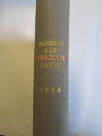 Nordisk boktryckare konst 1927 -sidottu vuosikerta