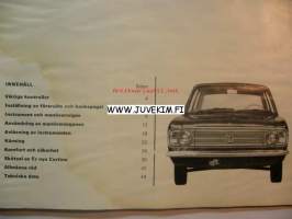 Ford Cortina -instruktionsbok