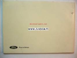 Ford  Cortina -omistajan käsikirja
