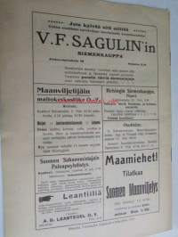 Suomen Maanviljelys 1915 nr 4, turnipsin naatit, amerikkalainen perunain talvivihantalannoitustapa,  vihantalannoituksesta sinilupiinilla